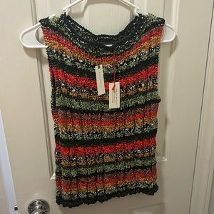NWT Anthropologie sleeveless knit shirt